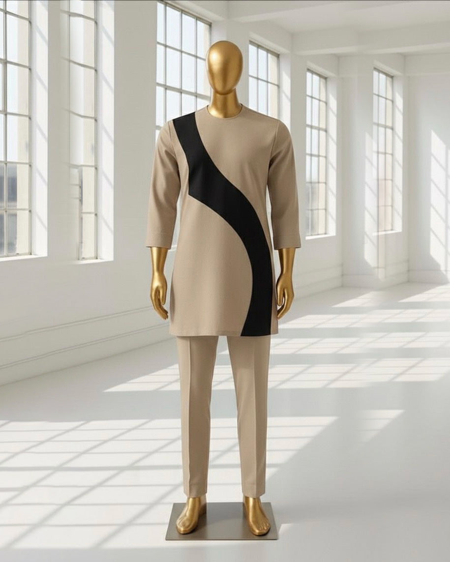 The "Crimson Arc" Two-Piece